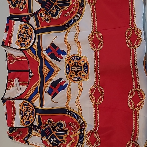 EUC VTG Anthony Sicari Regal Themed Maximilist Slip Dress - Picture 11 of 15